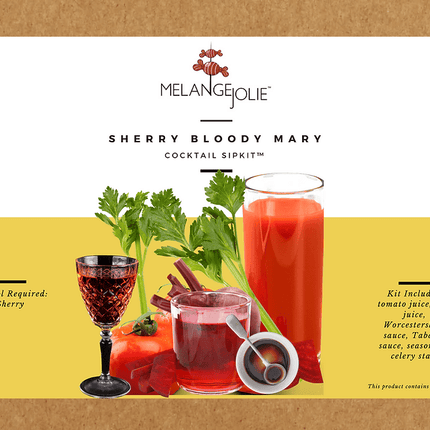 Mélange Jolie Sherry Bloody Mary Cocktail SipKit™  (Case of Six)